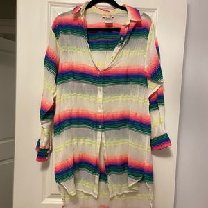 Mara hoffman caftan swum cover up